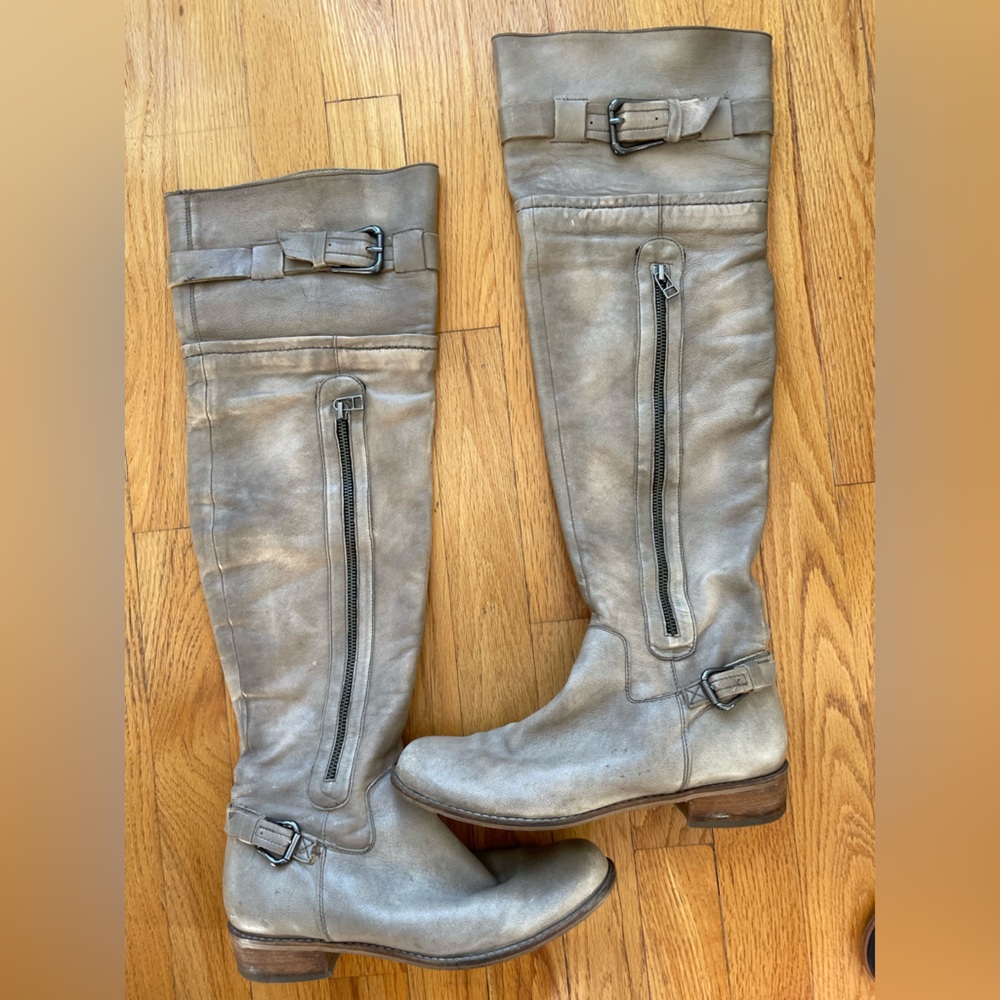 Over the knee Dolce Vita Taupe Boots
